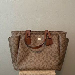 Coach Signature Diaper Bag